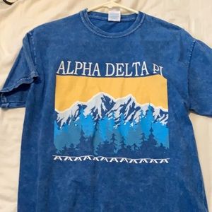Patagonia inspired Alpha Delta Pi tshirt